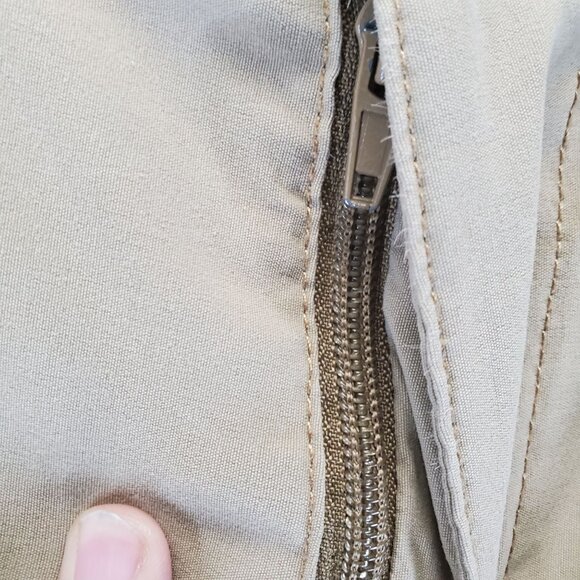 Desert Dunes Pants Mens 34x32 Tan Straight Stretch Nylon Lightweight *Read* - Picture 11 of 13